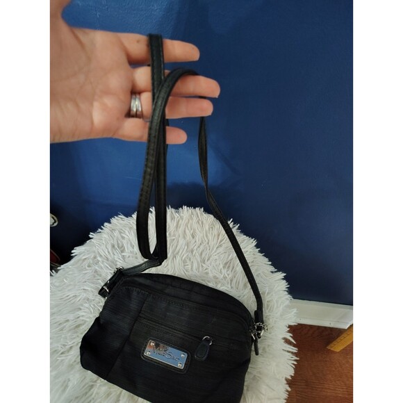 The Sak MultiSak Striped Canvas Cross Body Small Purse Bag Multiple Pockets - Picture 7 of 7